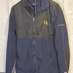 Georgia Tech Yellow Jackets Pro Player ~‎ Zip Jacket & Pockets ~ Blue & Gold Med